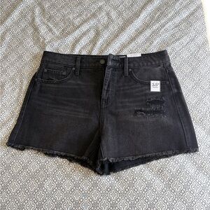 Time and Tru Black Jean Shorts